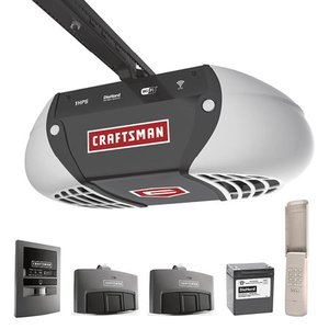 lot 3532 image: Craftsman � HP Chain Drive Garage Door Opener with 2 Multi-Function Remotes & Keypad Home Tool Equipment 54985