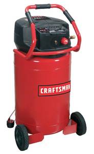 lot 9006 image: Craftsman 20 Gallon Oil Free Portable Air Compressor