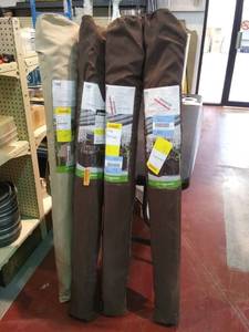 lot 9055 image: Lot of 4 Patio Umbrellas - 9 foot Replacement Umbrellas