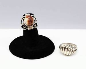 lot 78 image: 2 Silver Rings