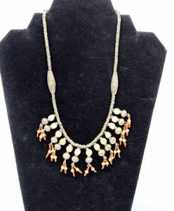 lot 92 image: Antique Metal Bead Necklace