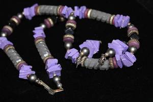 lot 2592 image: 20 Chakra Stone Necklace and 1.5 Earrings Set
