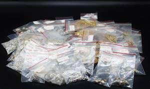 lot 158 image: HUGE Lot Sterling Silver, Gold, Silver and Gold-Filled Jewelry Making Findings