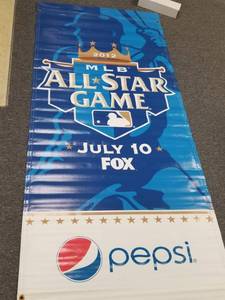 lot 1356 image: 2012 MLB All-Star Game Dual Sided Kansas City Royals Kauffman Stadium Banner 7ft x 3ft