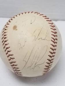 lot 1239 image: Nolan Ryan & Frank Tanana Autographed Baseball w COA
