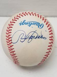 lot 1253 image: Al Fitzmorris Autographed Rawlings Official American League Baseball
