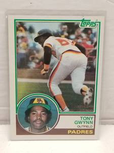 lot 1282 image: 1983 Topps Tony Gwynn #482 Rookie Card San Diego Padres