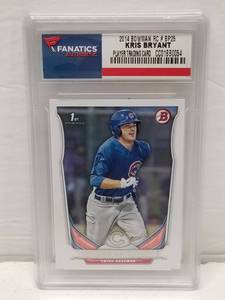 lot 1291 image: 2014 Bowman Kris Bryant #BP25 Rookie Card Fanatic Authentic Cubs