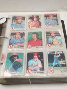 lot 1294 image: 1983 Fleer Baseball Complete 660-Card Set w Tony Gwynn & Wade Boggs Rookie