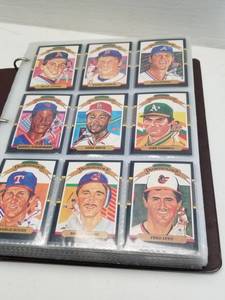 lot 1299 image: 1987 Donruss Baseball Complete 660 Card Set w Greg Maddux & Bo Jackson Rated Rookie