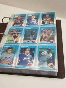 lot 1300 image: 1987 Fleer Baseball Complete 660 Card Set w Barry Bonds & Bo Jackson Rookie