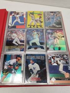 lot 1305 image: Derek Jeter New York Yankees 90 Baseball Card Collection w Rookie
