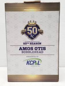 lot 1323 image: Amos Otis Kansas City Royals 50th Anniversary Bobblehead 2018 SGA
