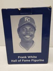 lot 1325 image: Frank White Kansas City Royals Hall of Fame Statue Replica SGA
