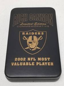 lot 1330 image: Rich Gannon Danbury Mint Limited Edition Football Card Raiders