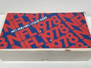 lot 1337 image: 1978 NFL Football Slides Complete Set w Earl Campbell Rookie