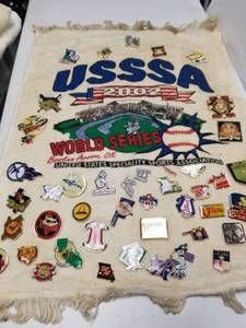 lot 1339 image: 2002 USSSA World Series Baseball Pin Lot
