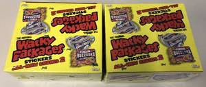 lot 1026 image: 2005 Topps Series 2 Sealed Boxes - Two Boxes - Each Box Has 24 Packs of 6 Parody Stickers