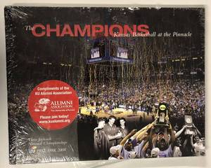 lot 1053 image: Sealed Kansas Jayhawks Champions Book From Alumni Association Still In Plastic