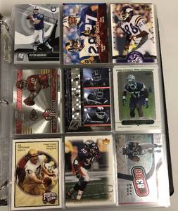 lot 1073 image: Binder Full of Several Hundred Football Rookie Cards, Inserts, Refractors, Hall of Famers, & More