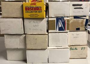 lot 1077 image: Huge Lot of 7-8,000 Sports Cards Random Lot - New & Junk - Mid 80s to 2010s - Football, Baseball, Basketball