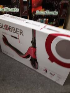 lot 24231 image: Globber 2 Wheel Adjustable Kick Scooter - PlumBlack, Purple