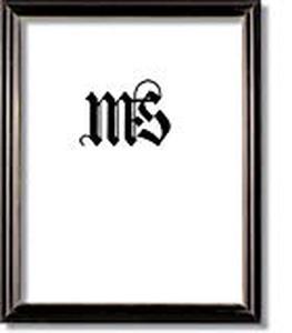 lot 24246 image: Imperial Frames 10 by 13-Inch13 by 10-Inch PicturePhoto Frame, Round, Black Molding with Gold Leaf