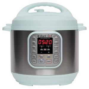 lot 24266 image: Instant Pot Duo60 6-qt. 7-in-1 Programmable Pressure Cooker, TurquoiseBlue, 6 QT