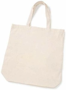 lot 13722 image: Darice Bulk Buy DIY Crafts Eco Tote 100 Percent Cotton 15 x 16 x 4 inches (20-Pack) 1180-50