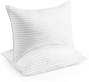 lot 13732 image: Beckham Hotel Collection Gel Pillow (2-Pack) - Luxury Plush Gel Pillow - Dust Mite Resistant & Hypoallergenic - Queen