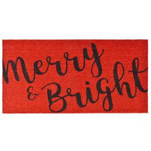 lot 13740 image: Merry and Bright 30 x 48 CoirVinyl Doormat Bedding