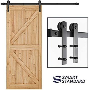 lot 13749 image: Sliding Barn Door Hardware Kit
