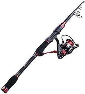 lot 13760 image: Sougayilang Fishing Rod and Reel Combos, Telescopic Ultra Light Fishing
