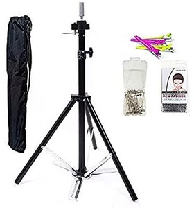 lot 13765 image: Wig Stand Tripod Adjustable Mannequin Head Tripod Stand