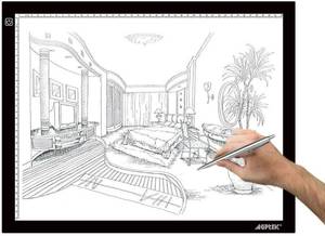 lot 13775 image: A3 Light Box, AGPtek LED Artcraft Tracing Light Pad Ultra-thin USB Power Cable Dimmable Brightness Tatoo Pad Aniamtion, Sketching, Designing, Stencilling X-ray Viewing W USB Adapter (PSE Approval )