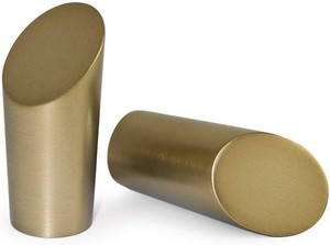 lot 13782 image: Ivilon Window Curtain Rod - Edge Style Drapery Treatments, 72 to 144 Inch. Color Warm Gold