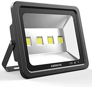 lot 13799 image: AMMON LED Flood Light, 200W Outdoor Waterproof IP65 20000lm Super Bright Flood Lamp Cool White 6000K Spotlight Lamp Daylight for Garden Yard, Playground,Warehouse, Billboard, Commercial(black-200watt)