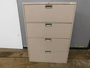 lot 2269 image: 4 Drawer Filing Cabinet