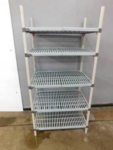 lot 2316 image: Metro Q Shelving Assembly