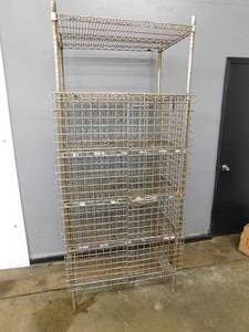 lot 2317 image: Wire Locking Liqour Cabinet