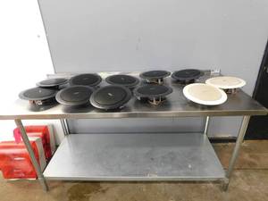 lot 2322 image: Set of 11 AMTC Ceiling Mount Speakers