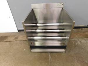 lot 2253 image: Stainless Steel 4 Tier Underbar Display