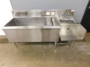 lot 2254 image: Omniteam Under Bar Ice Well wHand Sink