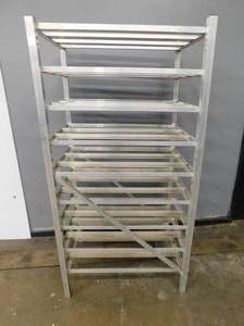 lot 2268 image: Full Size Aluminum Can Rack