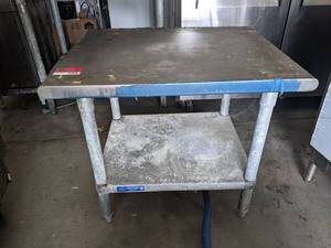 lot 504 image: Stainless Steel Table