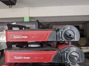 lot 528 image: (2) Red Thunder Range Single Burner