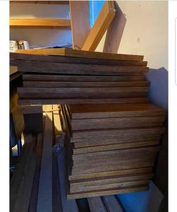 lot 565 image: 36in X 36in Wood Table Top