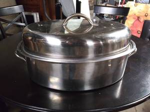 lot 5768 image: Stainless Steel Roasting Pot