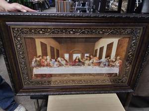 lot 5811 image: Home Accents The Last Supper Framed Picture