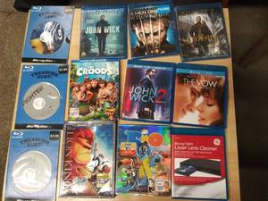 lot 5829 image: Lot of 12 BluRay Movies